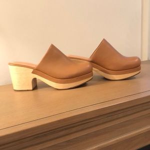 Rachel Comey Tan Clog with open back